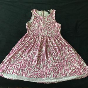 Cotton Elephant Printed Dress